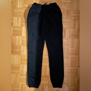 Unworn Polyester/Cotton Black Sweatpants US S